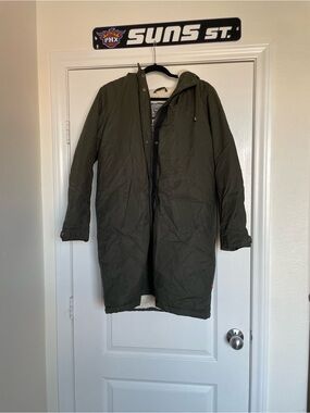 Levi’s Olive Green Hooded Parka Jacket